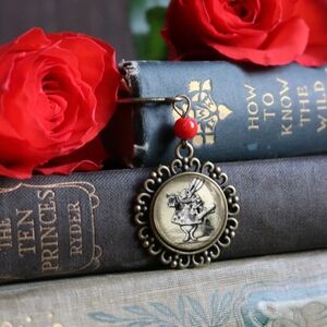 NWT Alice in Wonderland Book Hook